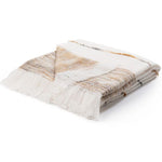 Albedo Throw, Ivory and Rust, 50 X 70 in. 1