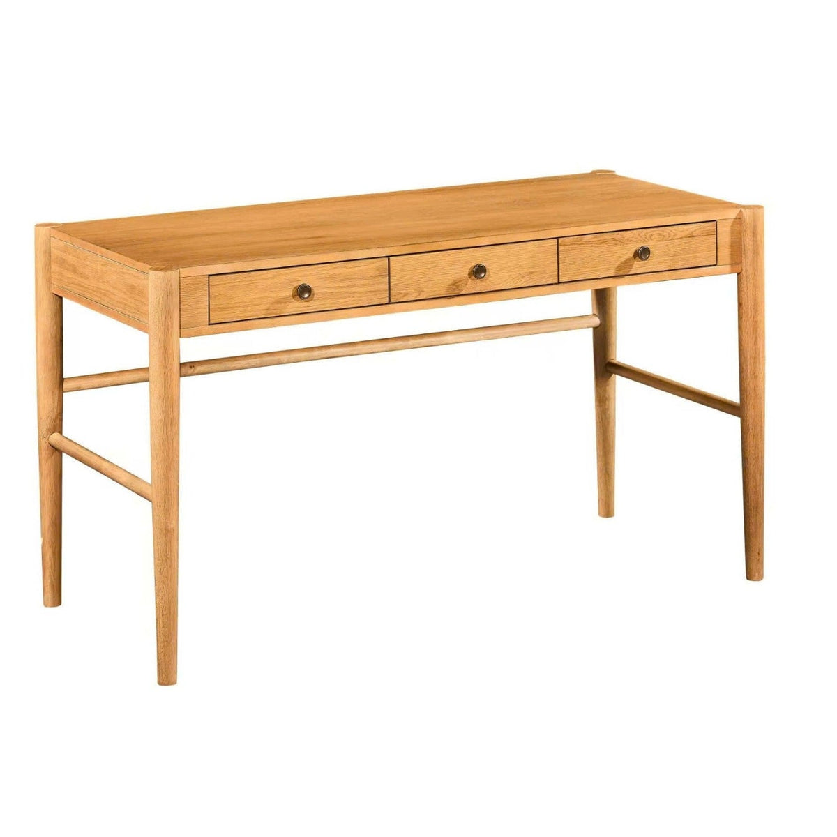 Aldrich Writing Desk, Light Brown Stain, 54 x 24 x 30 in.
