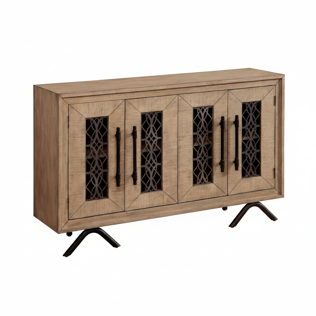 New Orleans Cabinet, White Washed