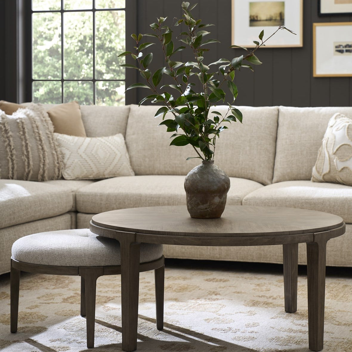 Boulder Bunching Ottoman