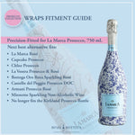 Beau Bottles Prosecco Collection, Beige Bows 3