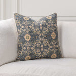 Ira Pillow, Blue Sea Multi-Color, 22 X 22 in. 2