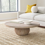 Belize Coffee Table, Light Warm Wash, 42 X 15 2