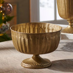 Antique Gold Pedestal Bowl, 9.5 in. 2