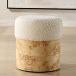 Swirls Ottoman, 16 X 17 X 16 2