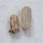 Hand-Carved Mango Wood Box with Lid, Natural, Large, 13.5 X 5.75 X 3.25 in. 2