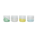 Hand-Blown Confetti Drinking Glass, Four Styles, 8 oz. 1