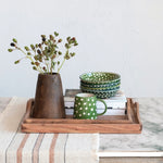 Acacia Wood Tray with Handles, Small, 16 in. 2
