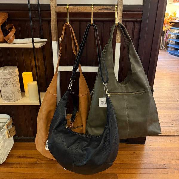 Addie Knot Handle Hobo, Grey