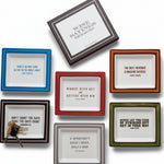 Porcelain Desk Tray, Assorted Sayings, 6.5 x 5.75 in. 1