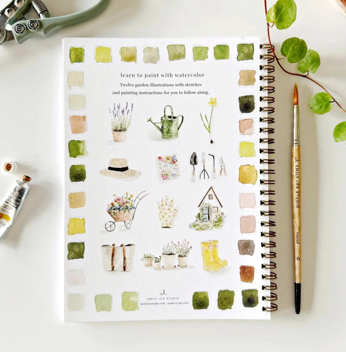 Watercolor Workbook, Garden