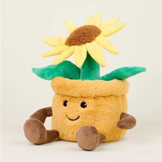Warmie Yellow Flower Pot