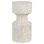 Whittled Accent Table, 11 x 22 in. 1