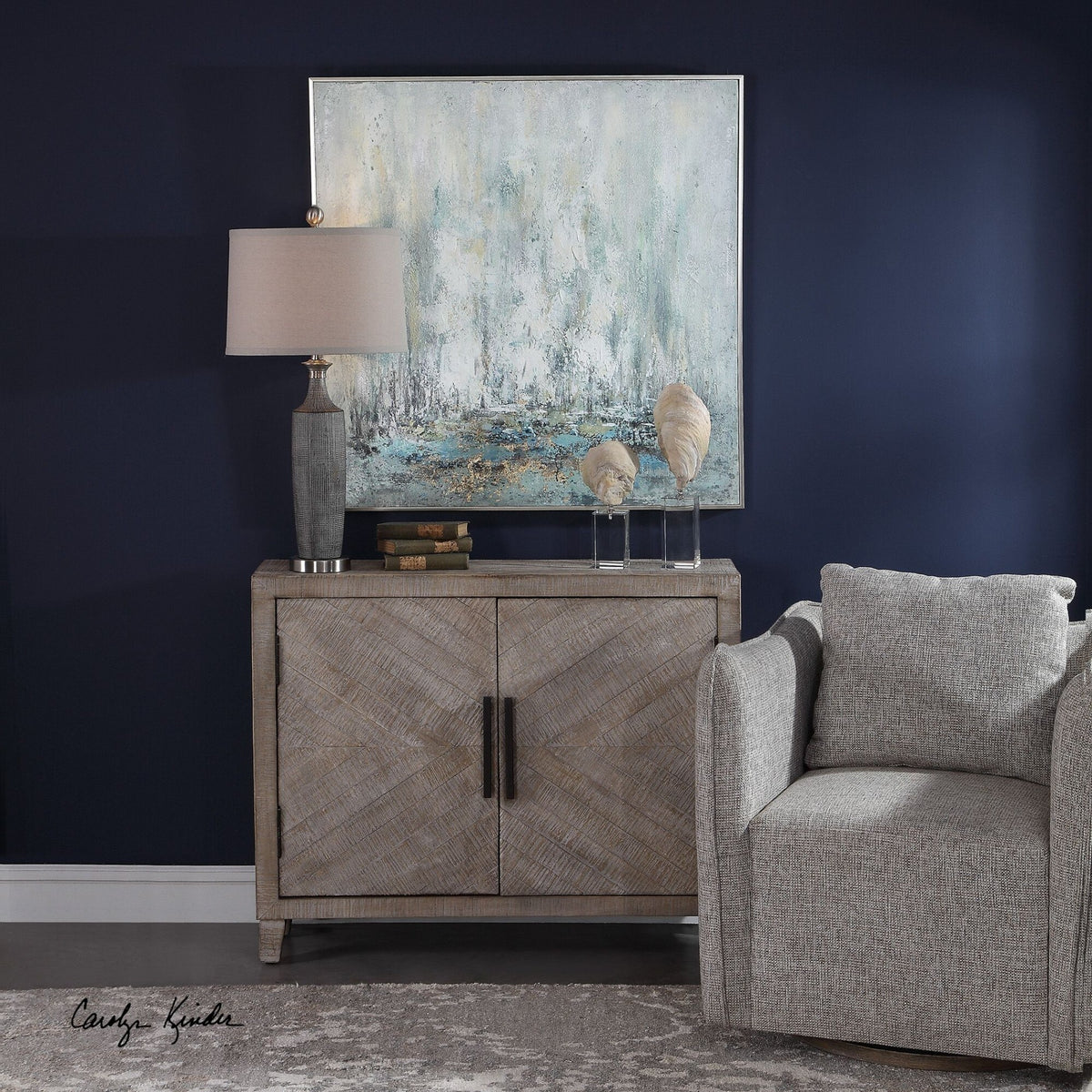 Adalind Two-Door Cabinet, 40 X 32 X 11