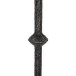 Jocelyn Cordovan Marble End Table, Black Iron 4