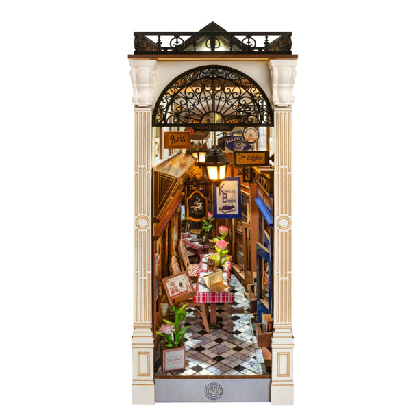 Book Nook Kit: Paris Arcade Date with Dust Cover