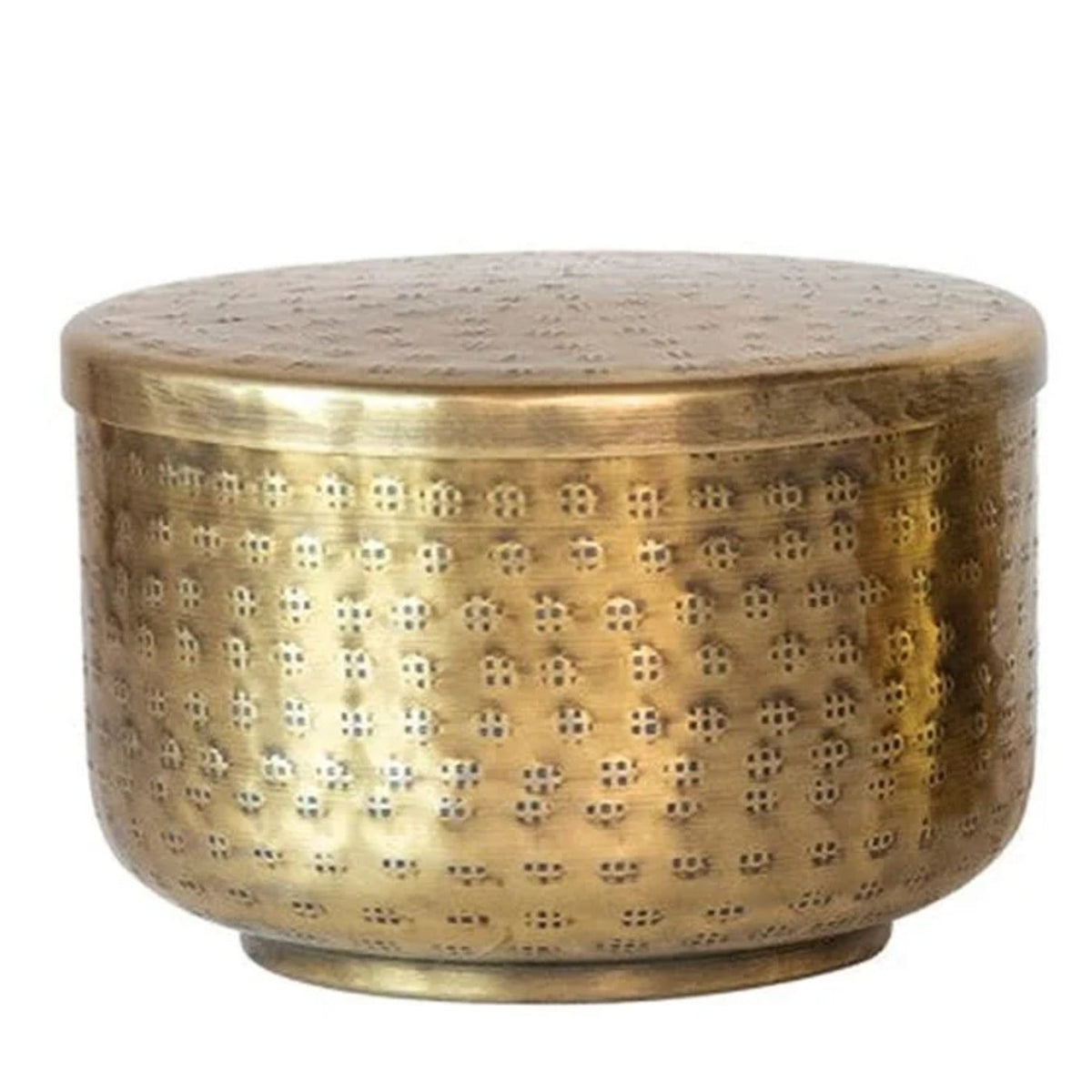 Hammered Aluminum Container, Large, 6