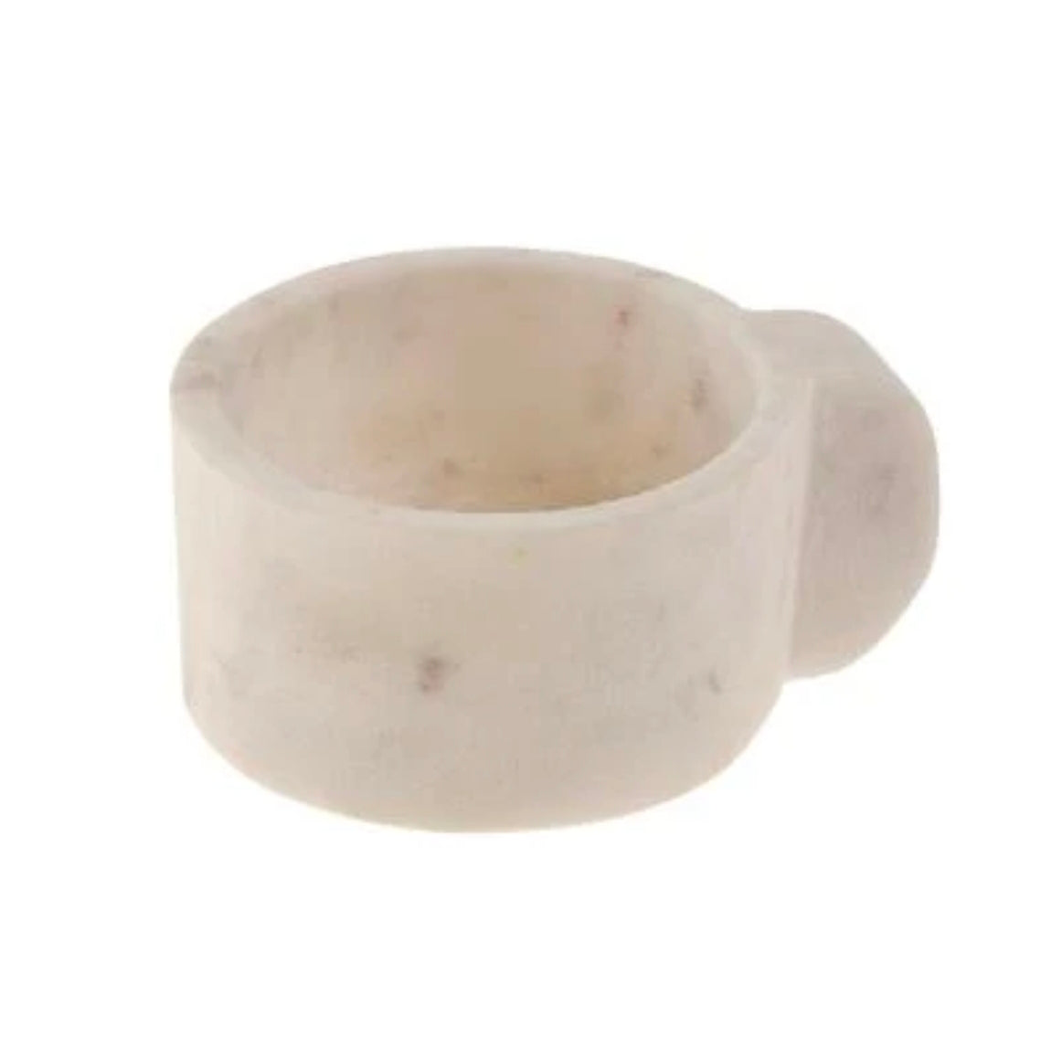 Marble Mini Dish, White, 2 X 1.25 in.