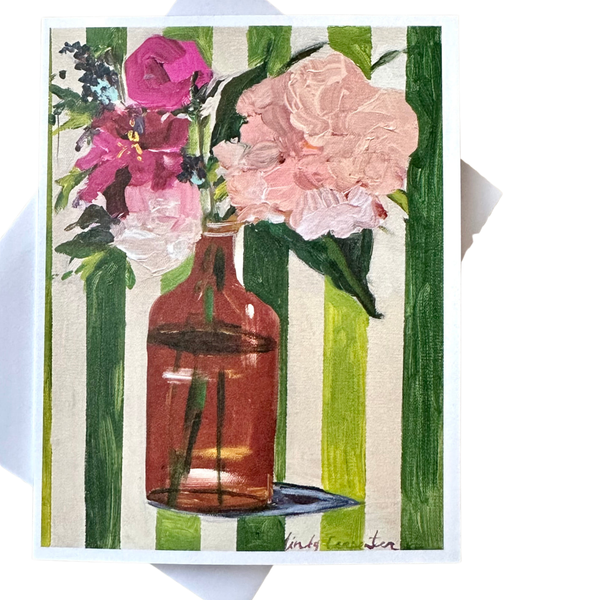 Apothecary Stripes Greeting Card