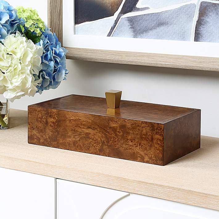 Burl Haven Box, 15 X 5 X 7 in.