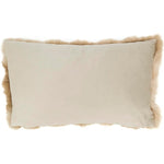 Fur Pillow, Bubble Faux, Down Filled, Natural, 12 X 20 in. 3
