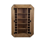 Speakeasy Cabinet, Antique Natural, 79 X 18 X 35 2