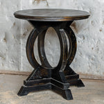 Maiva Side Table, Black, 24 x 26 x 24 2