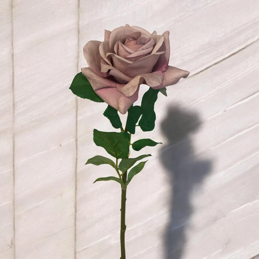 Light Purple Real Touch Duchess Rose Stem
