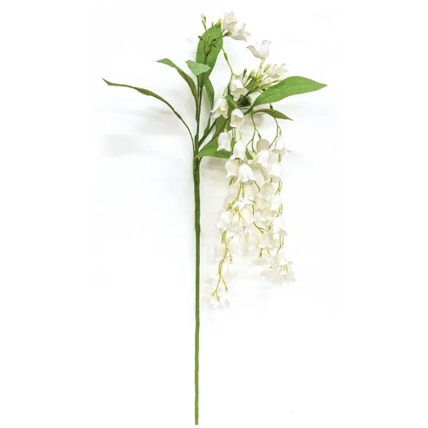 Cream Wisteria Hanging Spray, 36 in.