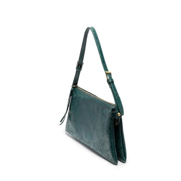 Eve Trapeze Shoulder Bag, Dark Teal