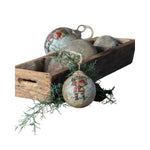 Santa Bearing Gifts Ball Ornament, 4 in. 1