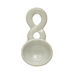 Stoneware Spoon w/ Twisted Handle, 5.5