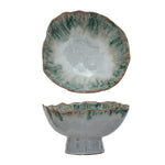 Stoneware Footed Bowl, 9