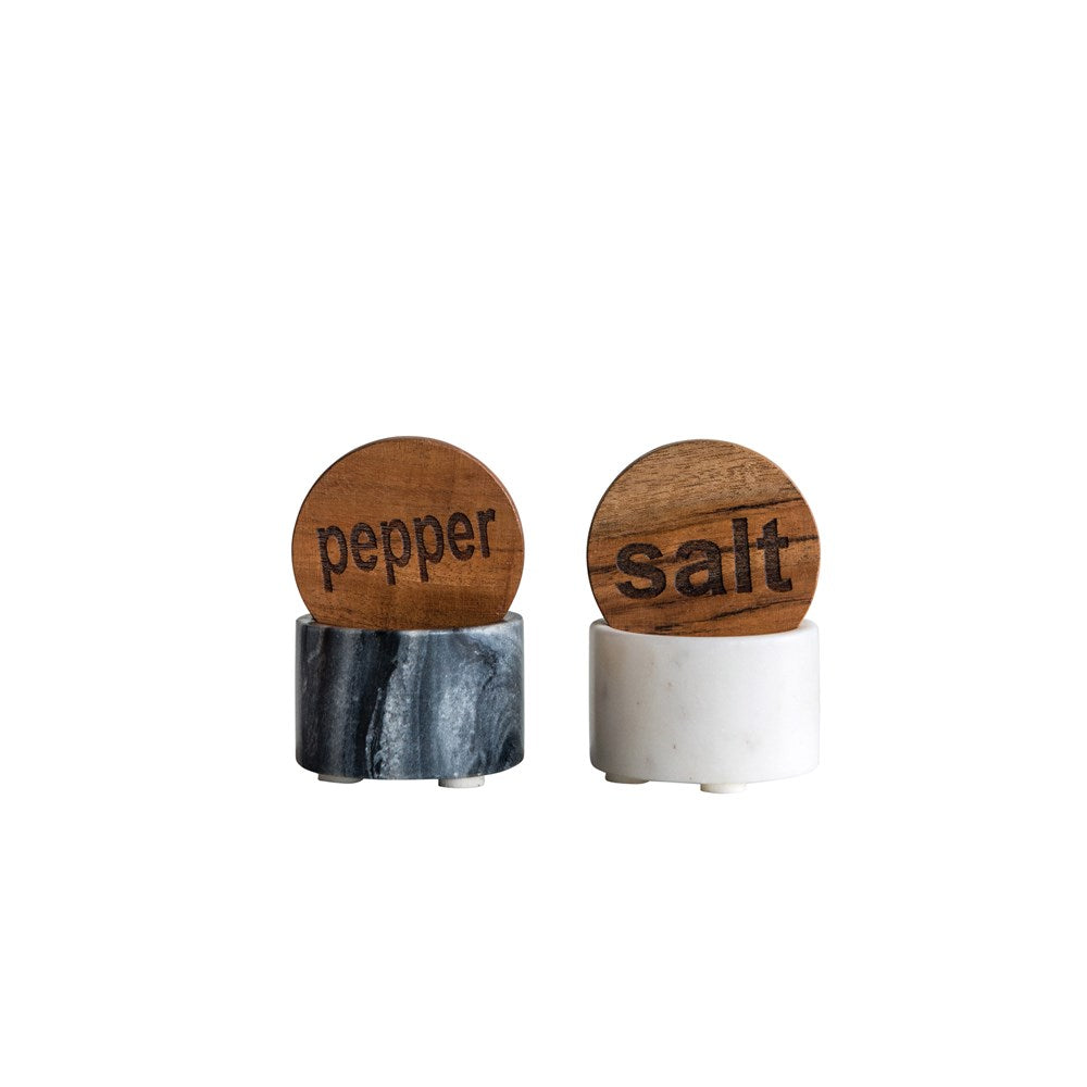 Salt with Wooden Lid