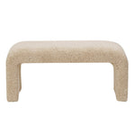 Boucle Waterfall Bench, 40 W x 18 D x 18 H 1