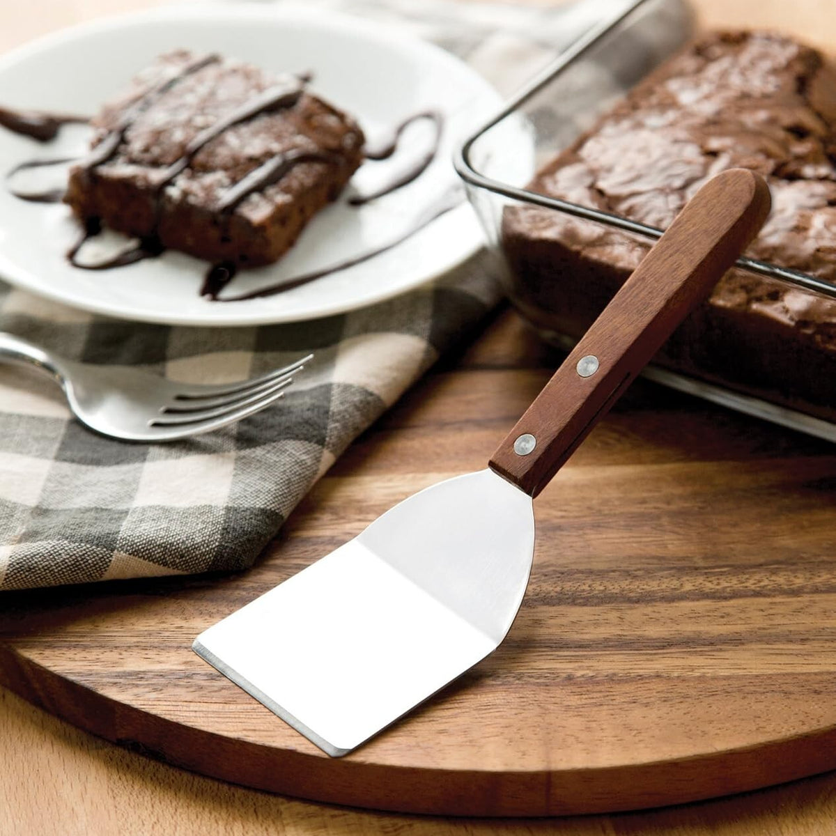 Cookie Spatula with Wooden Handle, 7.5 in.