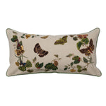Lumbar Pillow with Butterflies & Flowers, 24