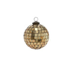 Antiqued Disco Ball Ornament, 4 in. 1