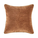 Heirloom Velvet Pillow, Hazel, 22 X 22 in. features a soft, plush texture in a warm hazel tone, perfect for adding cozy decor and style to any room from Knotty and Board. 1