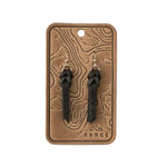 Braided Earrings, Black 1