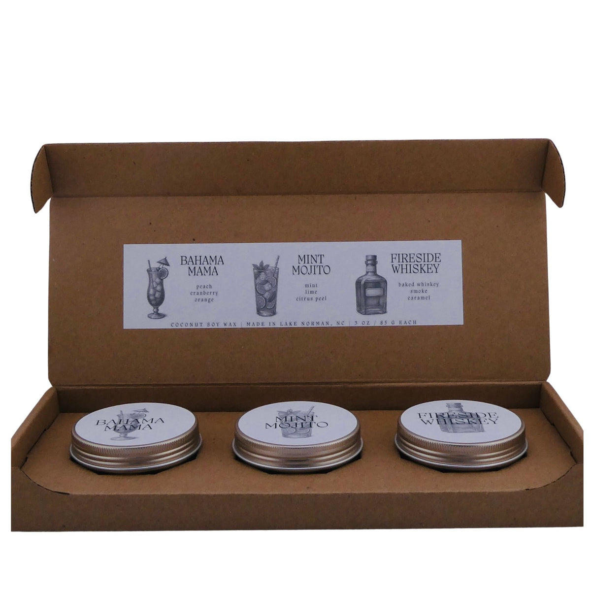 Flame On Main Summer Drink Line, Boxed Trio