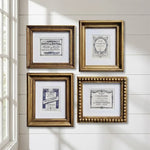 Framed Parfumerie Print, Four Designs, Priced Individually, 8.5 - 10 in. 2