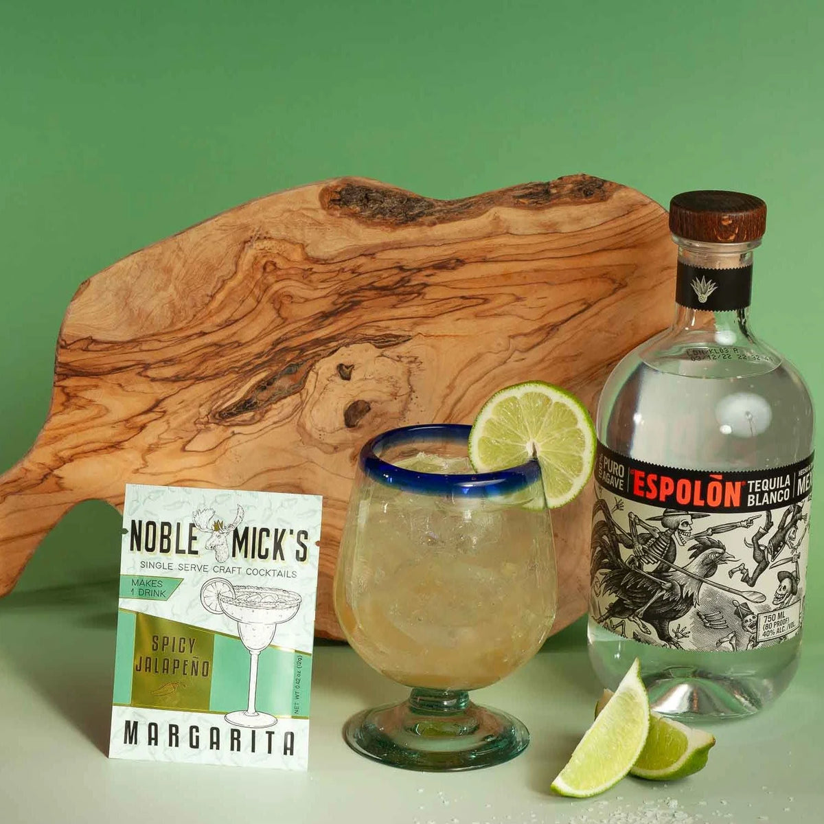 Noble Mick's Single Serve Craft Cocktail, Spicy Jalapeno Margarita