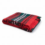 Tartan Fringe Throw, Red, 50 X 60 in. 1