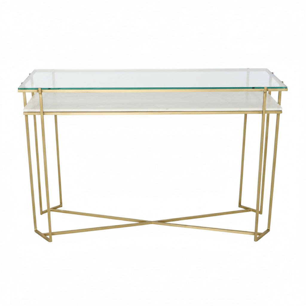 Shine Display Console Table, 47.5 x 15.5 x 31 in.