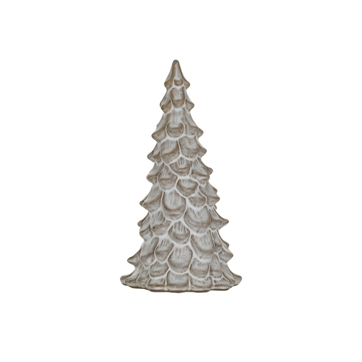 Stoneware Tree, Cream, 8 in.