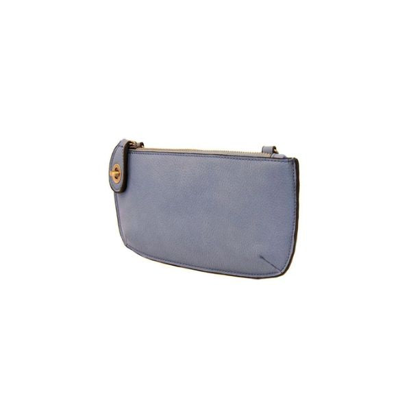 Mini Crossbody Wristlet Clutch, Chambray
