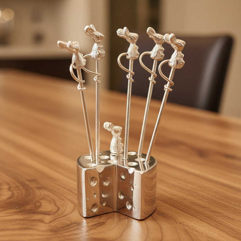 Cheese and Mouse Pick Set, 2 in.