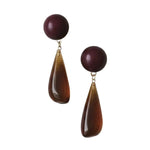 Bold Geometric Resin Drop Earrings 2