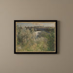 The Bridge At Argenteuil Framed Antique Art, 9 X 7 in. 2